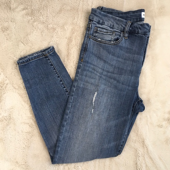 Studio Blue Jeans Studio Blue Kenova Cropped Skinny Distressed